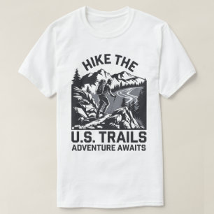 Camiseta Aproxime-se do gráfico que a empresa americana Tra