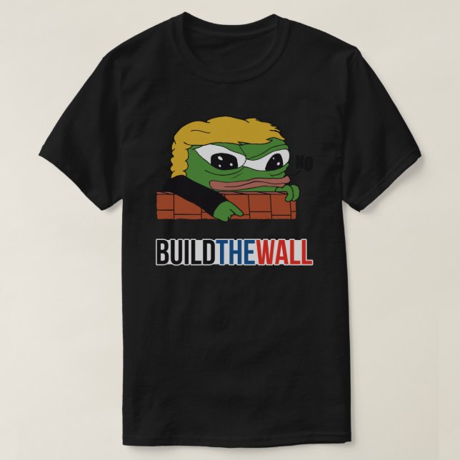 Camiseta Apu Apustaja Trump Construiu a Parede O Auxiliar ( (Frente do Design)