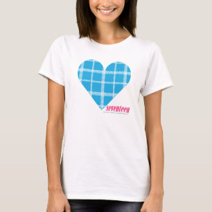 Camiseta Aqua 2 da xadrez