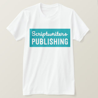 Camiseta Aqua do sólido dos Scriptwriters