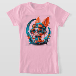 Camiseta Aqua Foxy Vibes