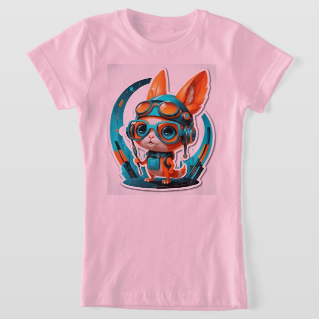 Camiseta Aqua Foxy Vibes (Postura )