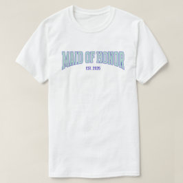 Camiseta Aqua + Listra Bege Azul Marinho DAMA DE HONRA
