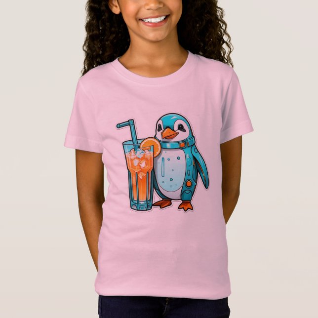 Camiseta Aqua Sips do Pinguin (Frente)