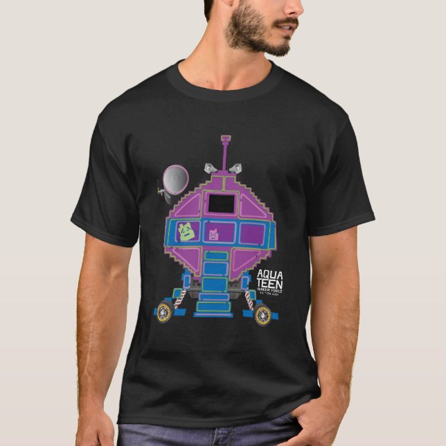 Camiseta Aqua Teen Fome Force Mooninites Carro (Frente)