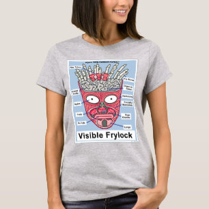 Camiseta Aqua Teen Fome Force Visible Frylock Poster