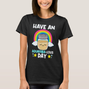 Camiseta Aquafaba Vegano Trocadilho Veganismo