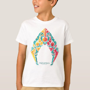 Camiseta Aquaman Aquaman & Mera - Logotipo de concha apar