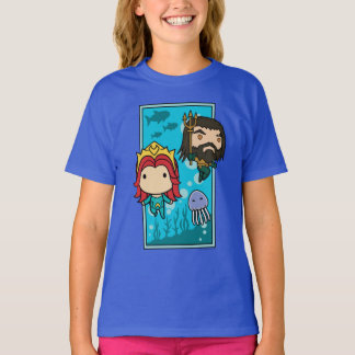 Camiseta Aquaman | Chibi Mera & Aquaman Subsea Graphic