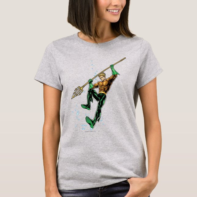 Camiseta Aquaman com Spear (Frente)