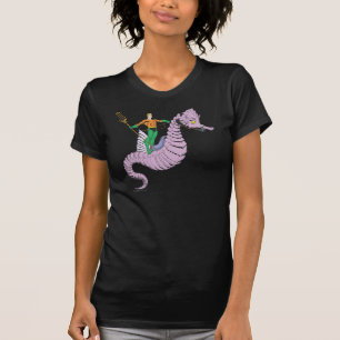 Camiseta Aquaman corre cavalo marinho