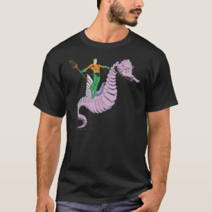 Camiseta Aquaman corre cavalo marinho