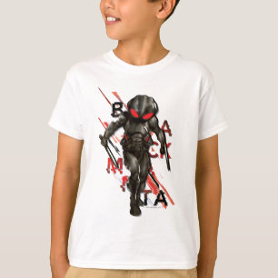 Camiseta Aquaman   Gráfico de Tipografia Espalhada Manta P
