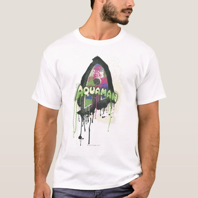 Camiseta Aquaman - Letra Twisted Innocence (Frente)
