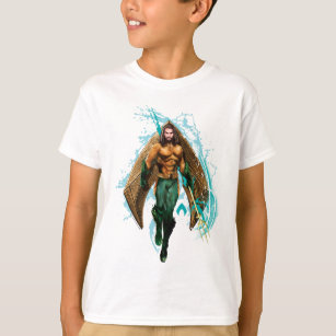 Camiseta Aquaman   Prince Orin Com Logotipo Aquaman