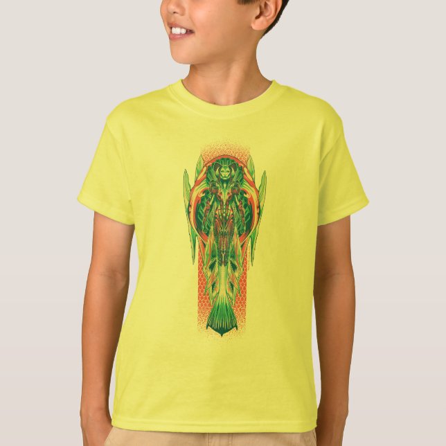 Camiseta Aquaman | Rainha Pescador Art Nouveau (Frente)