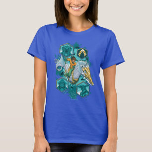 Camiseta Aquaman Riding Seacavalo através dos reinos