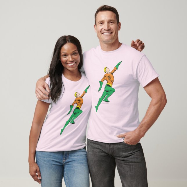 Camiseta Aquaman salta (Unissex)