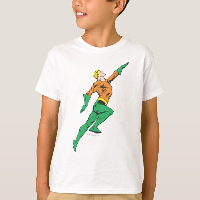 Camiseta Aquaman salta (Frente)