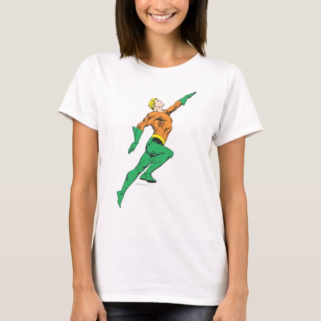 Camiseta Aquaman salta (Frente)