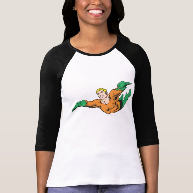 Camiseta Aquaman Soars (Frente)