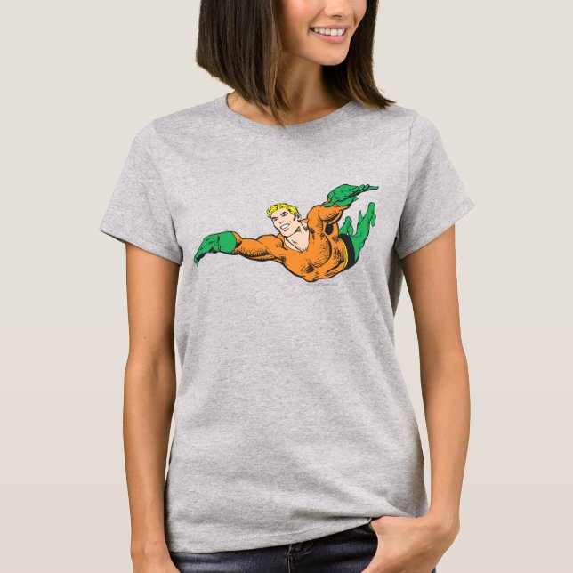 Camiseta Aquaman Soars (Frente)