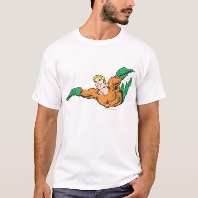 Camiseta Aquaman Soars (Frente)