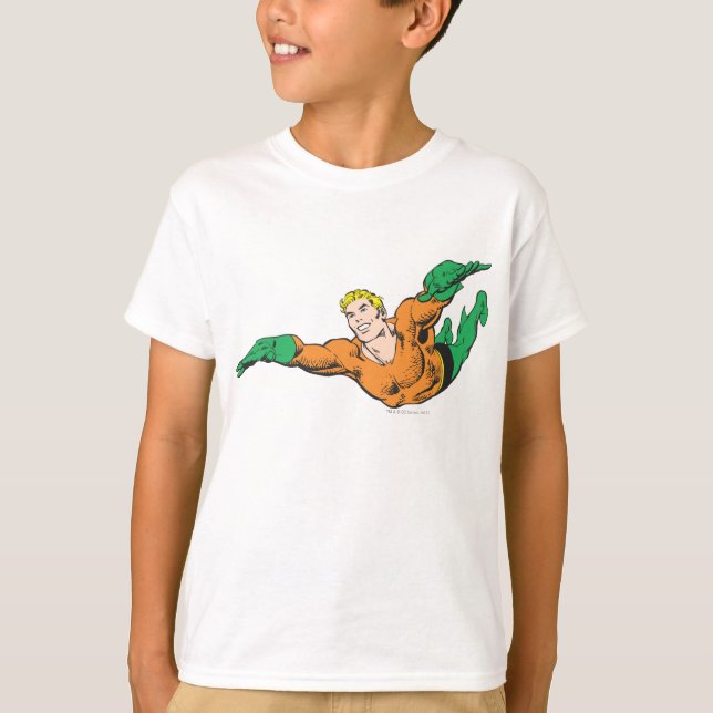 Camiseta Aquaman Soars (Frente)