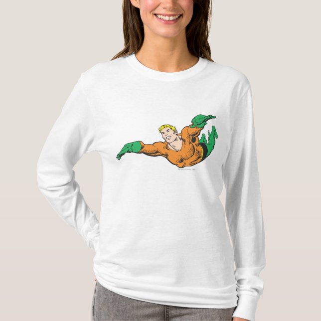 Camiseta Aquaman Soars (Frente)