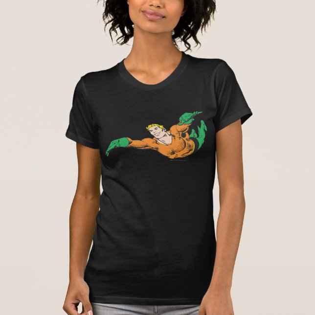 Camiseta Aquaman Soars (Frente)