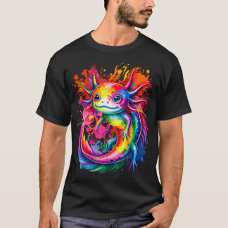 Camiseta Aquarela Colorida