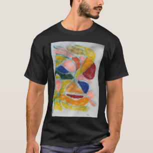 Camiseta aquarela das impressões do verão