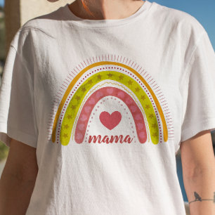 Camiseta Aquarela de Boho de Texto Personalizado