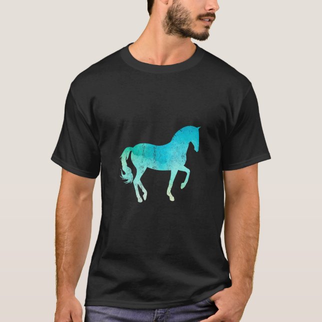 Camiseta Aquarela de Cavalo (Frente)