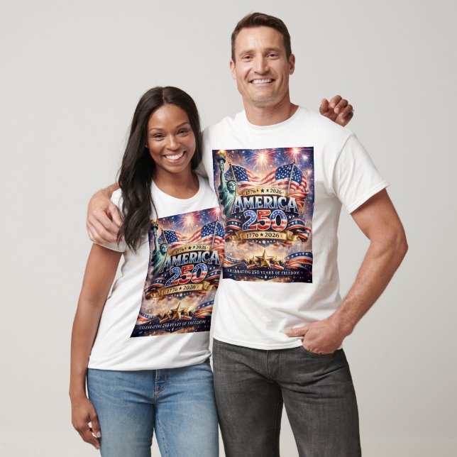 Camiseta Aquarela Dia da Independência (Unissex)