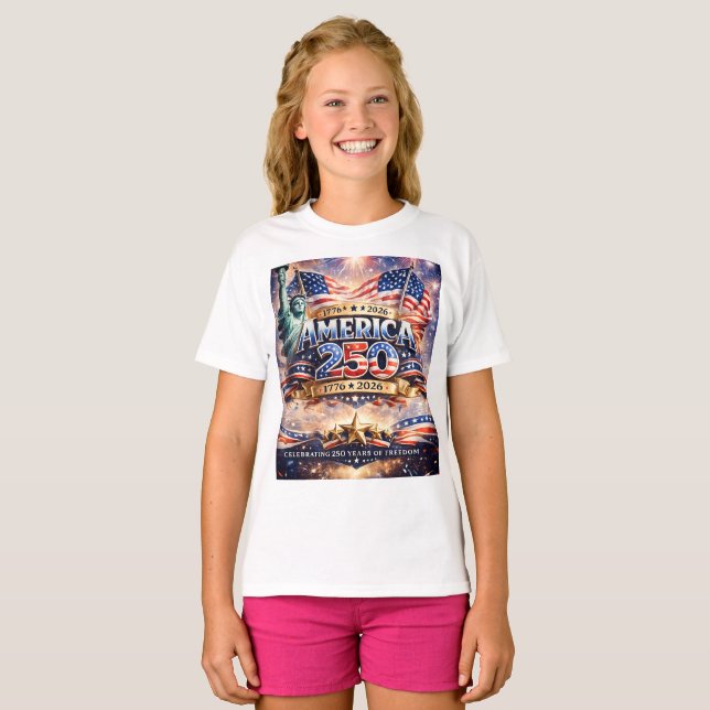 Camiseta Aquarela Dia da Independência (Frente Completa)