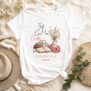 Camiseta Aquarela Mais Um Capítulo Floral Leitor
