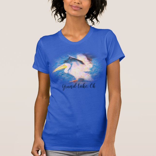 Camiseta aquarela pelicano 19 (Frente)