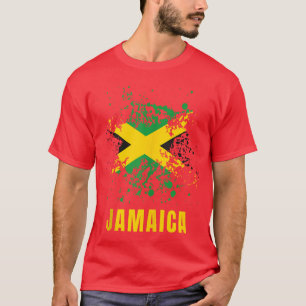 Camiseta Aquarelas Retro Vintage Esportivas Jamaica F Jamai