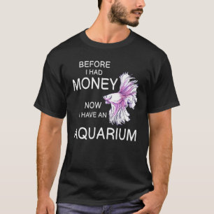 Camiseta Aquário Antes de Eu Ter Dinheiro Peixe e Tanque Sl