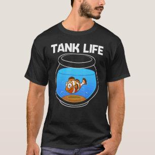 Camiseta Aquário Bonito Para Homens Mulheres Aquarista Tanq