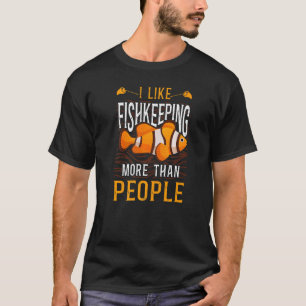 Camiseta Aquário de Água Salgada Eu Gosto Mais de Criar Pei
