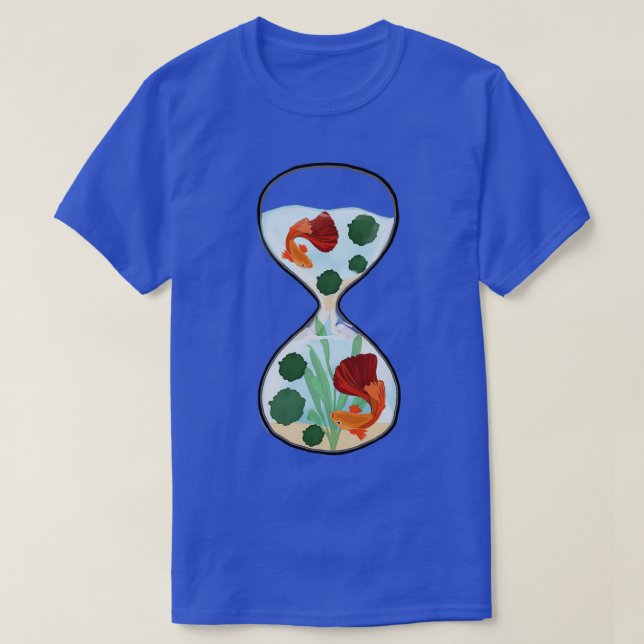 Camiseta Aquário de ampulheta (Frente do Design)