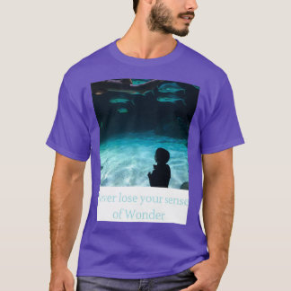 Camiseta Aquário de Arte Fotográfica Única Nunca perder seu