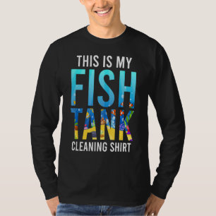Camiseta Aquário de Limpeza do Tanque de Peixes 1