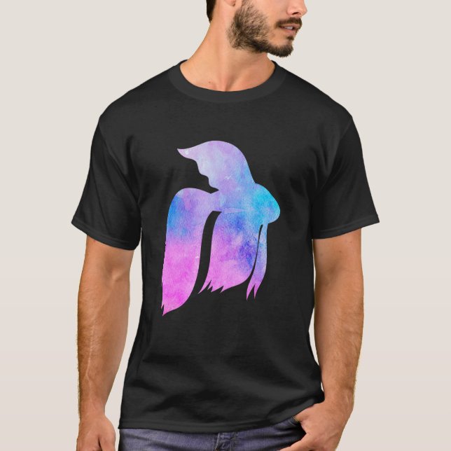Camiseta Aquário de Peixe Betta (Frente)