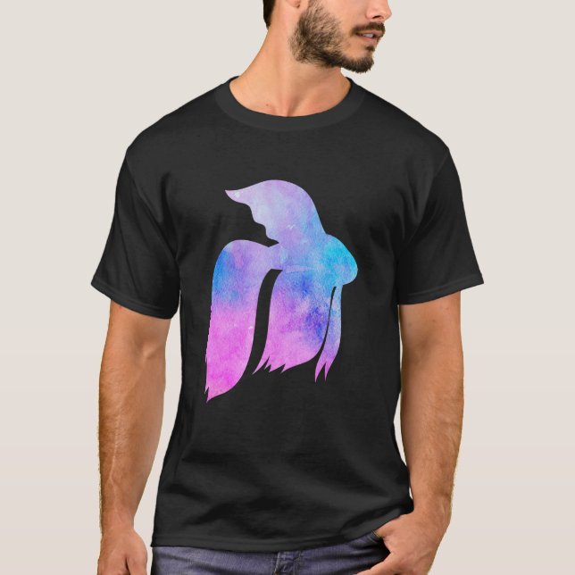 Camiseta Aquário de Peixe Betta 1 (Frente)
