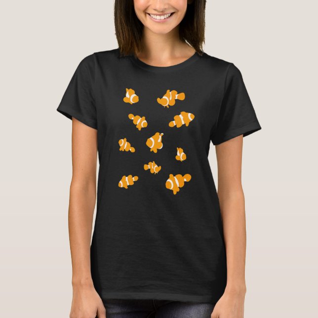 Camiseta Aquário de Peixe-Palhaço (Frente)