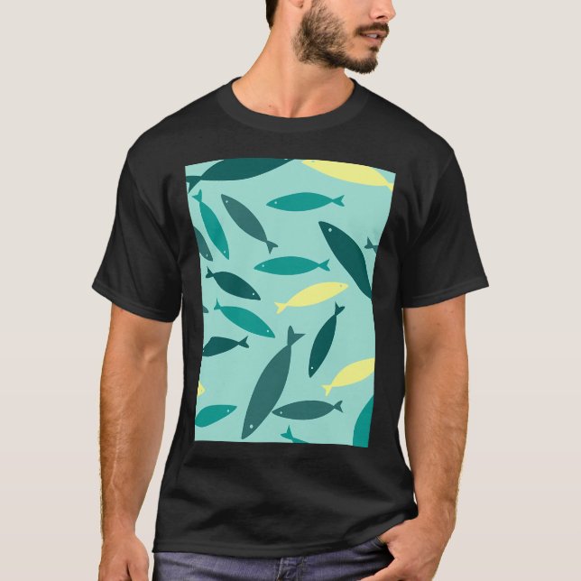 Camiseta Aquário de Peixes Pequenos (Frente)