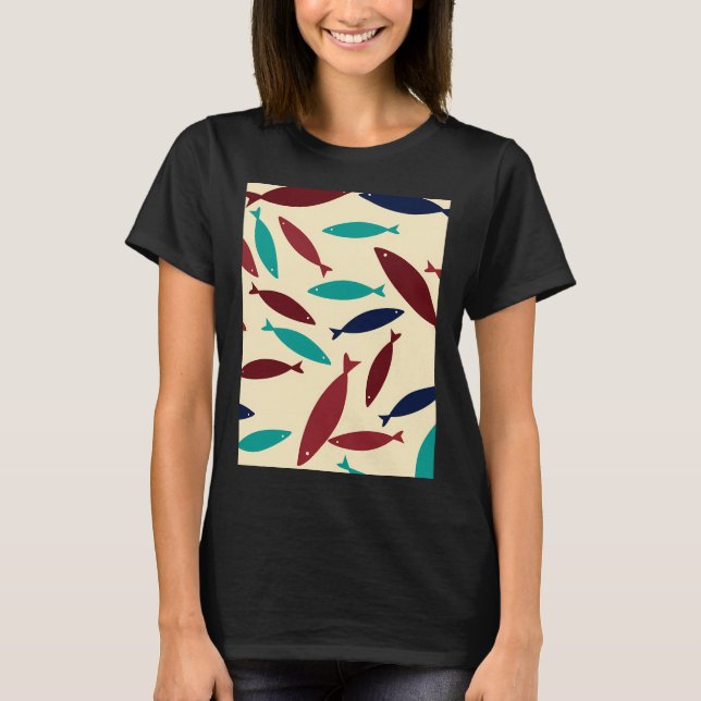 Camiseta Aquário de Peixes Pequenos (Frente)